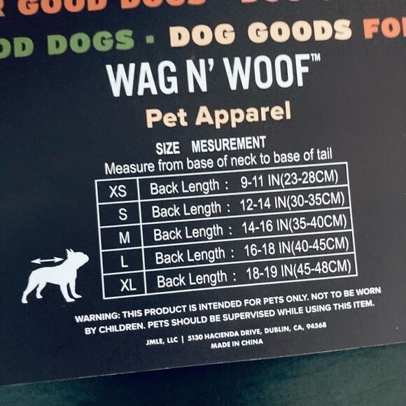 “For Fox Sake” Dog Pet Shirt S - Picture 3 of 3